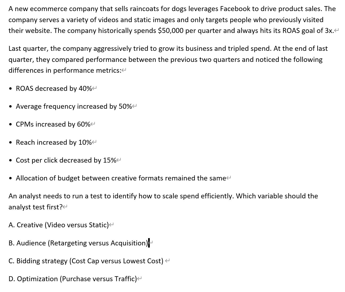 (Please explain your choice and why other options not correct, thankyou!) \f