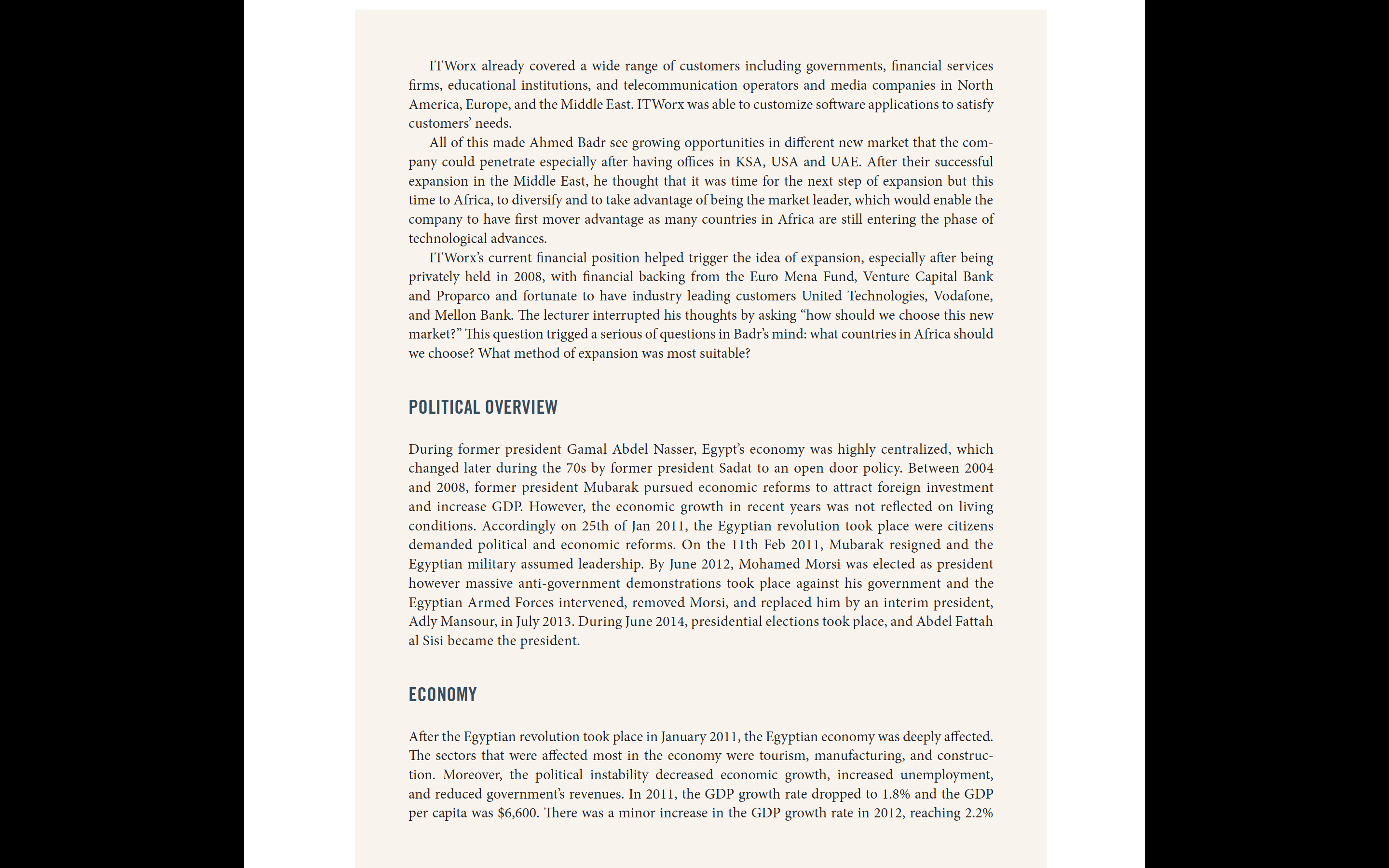 What about the transparency index and barriers? On number 5, what is