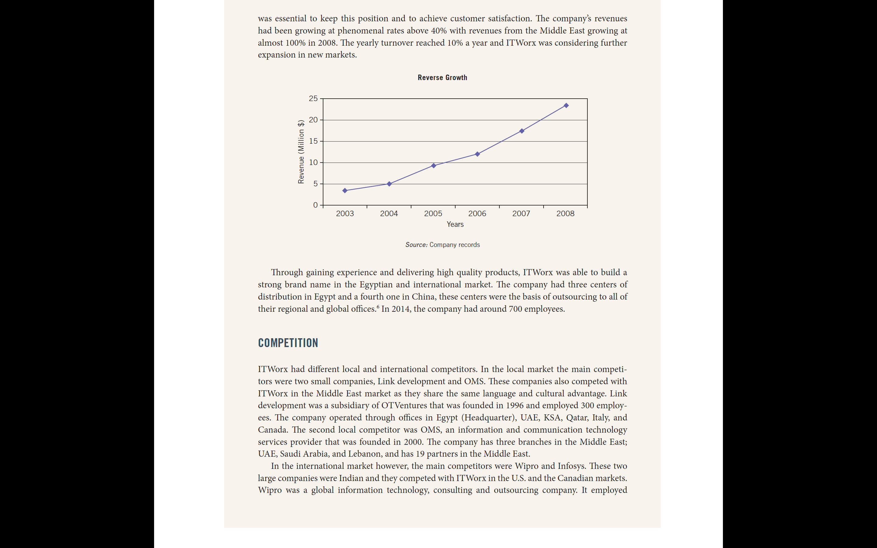 sitting in his office recalling a lecture he attended in his MBA