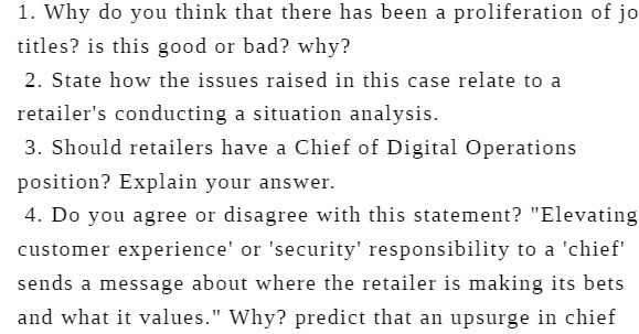 1. Why do you think that there has been a proliferation