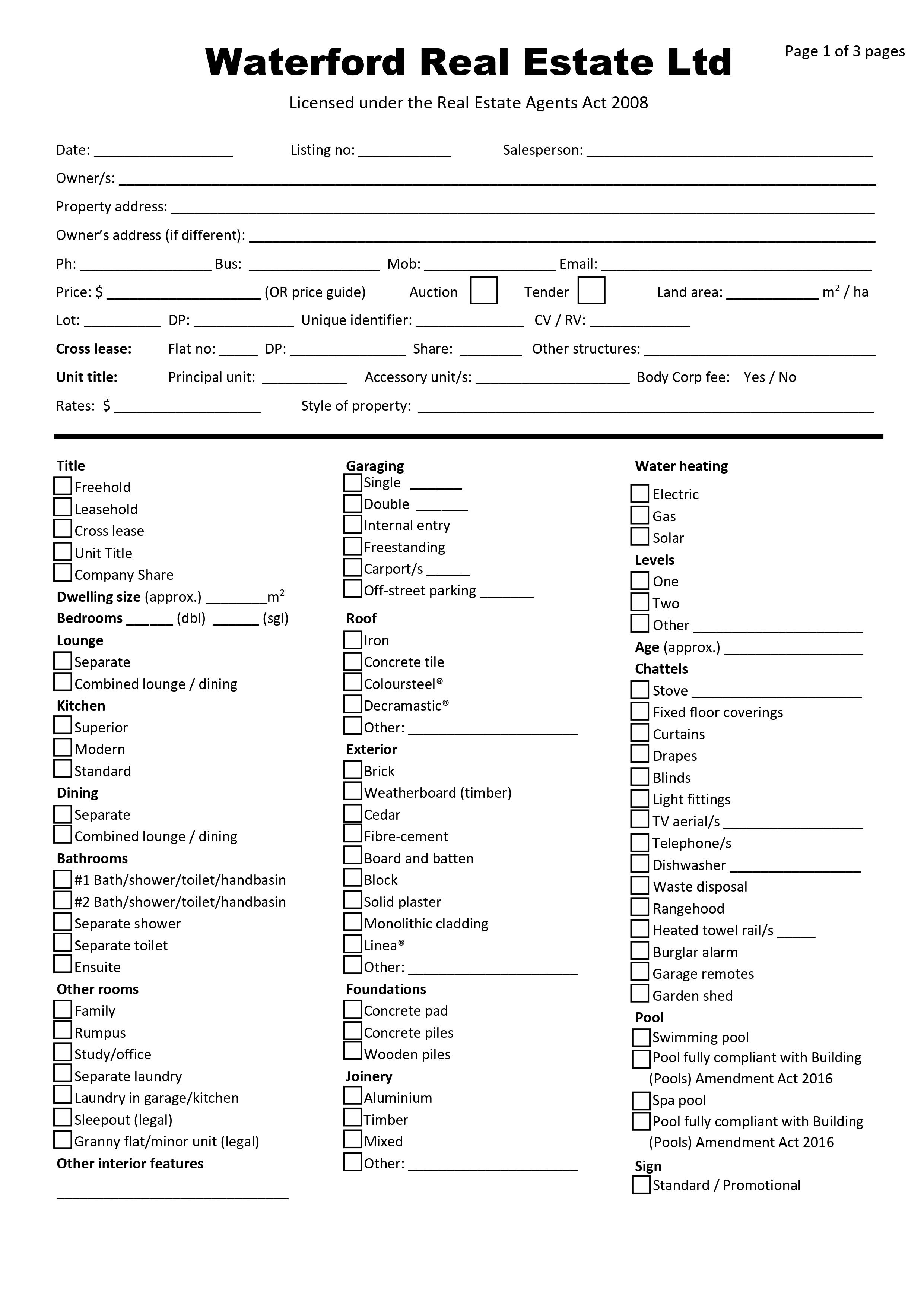 Please, explain how to identify a cross lease title on an agency