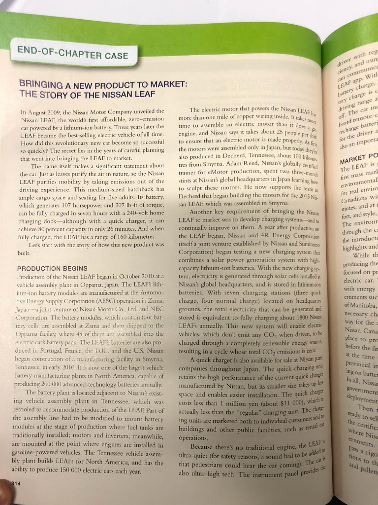 .11 END-OF-CHAPTER CASE driver with rep ciency, and usin can communic BRINGING