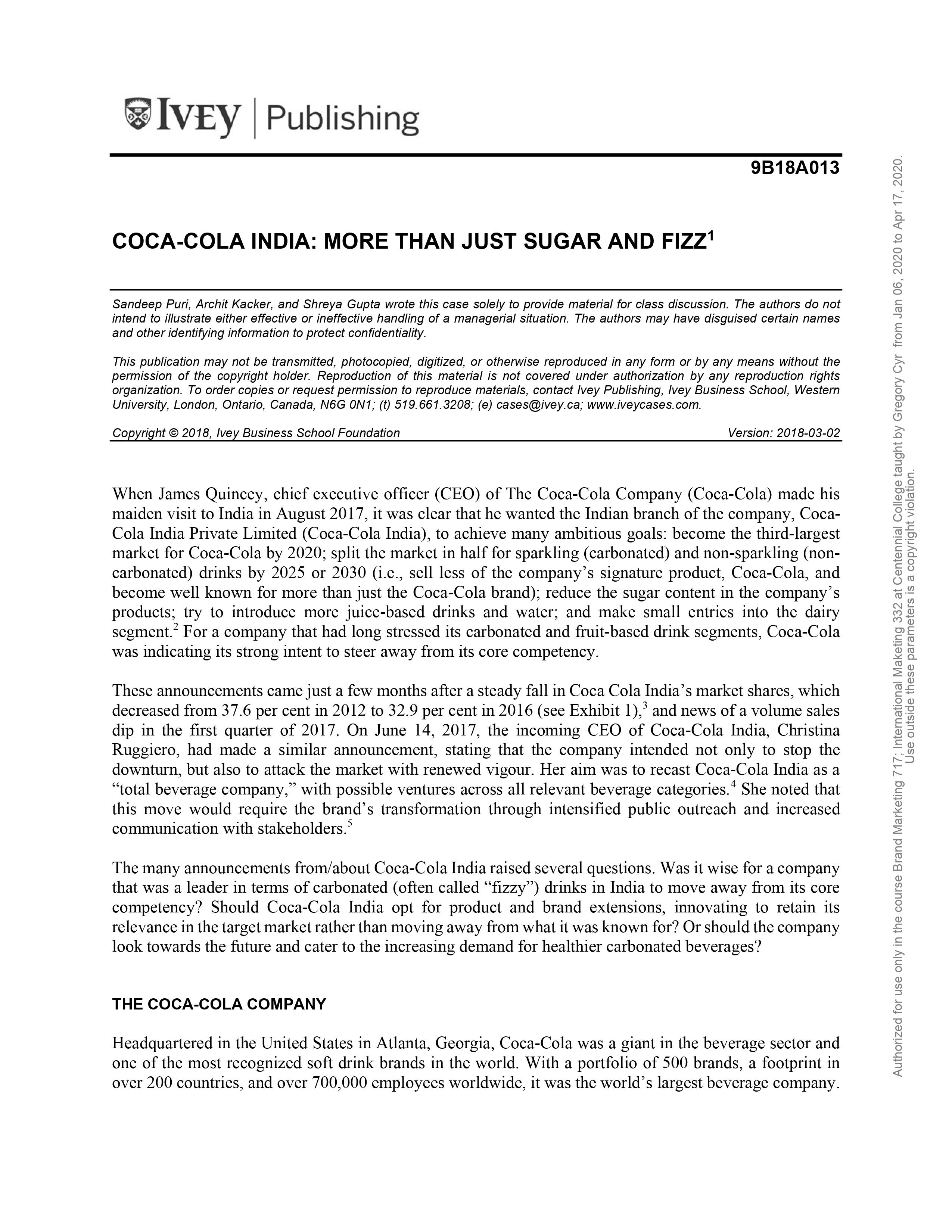 Based on the case study and what you've learned about Brand Extensions,