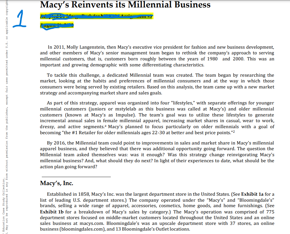 ' Education Case Study collection. except Esir uses permitted under U.S.