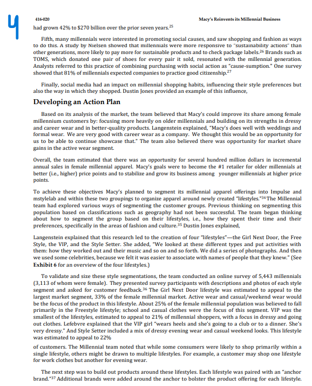 Molly Langenstein. then Macy's executive vice president for fashion and new business