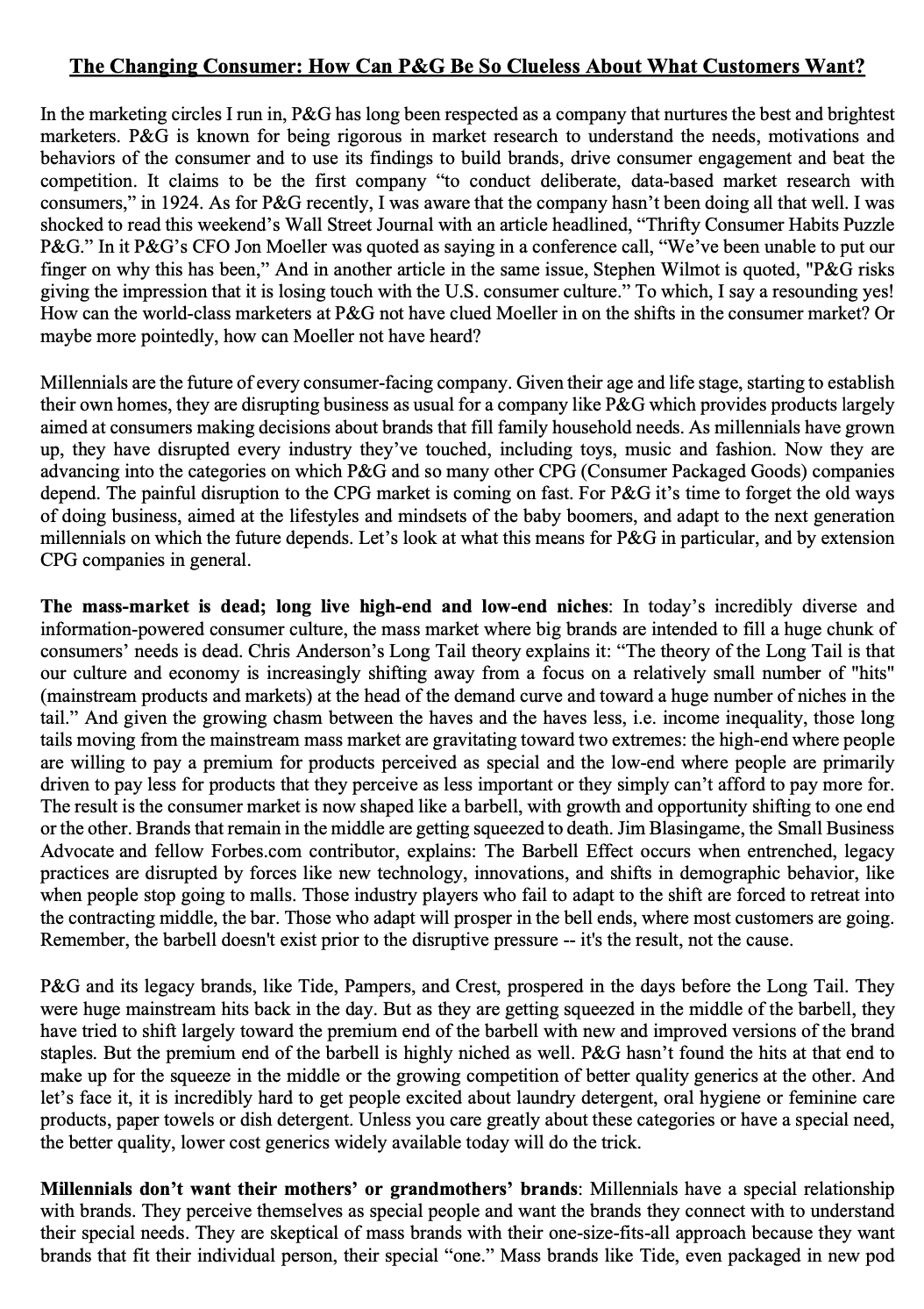 Please help me solve the following marketing two questions according to this