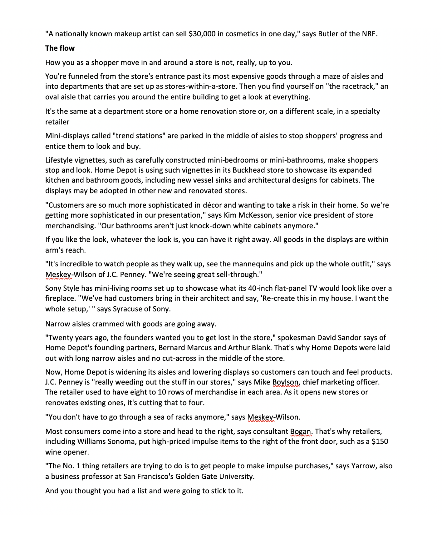 sells Gucci handbags, jeans for teens or hardware you're being lured to