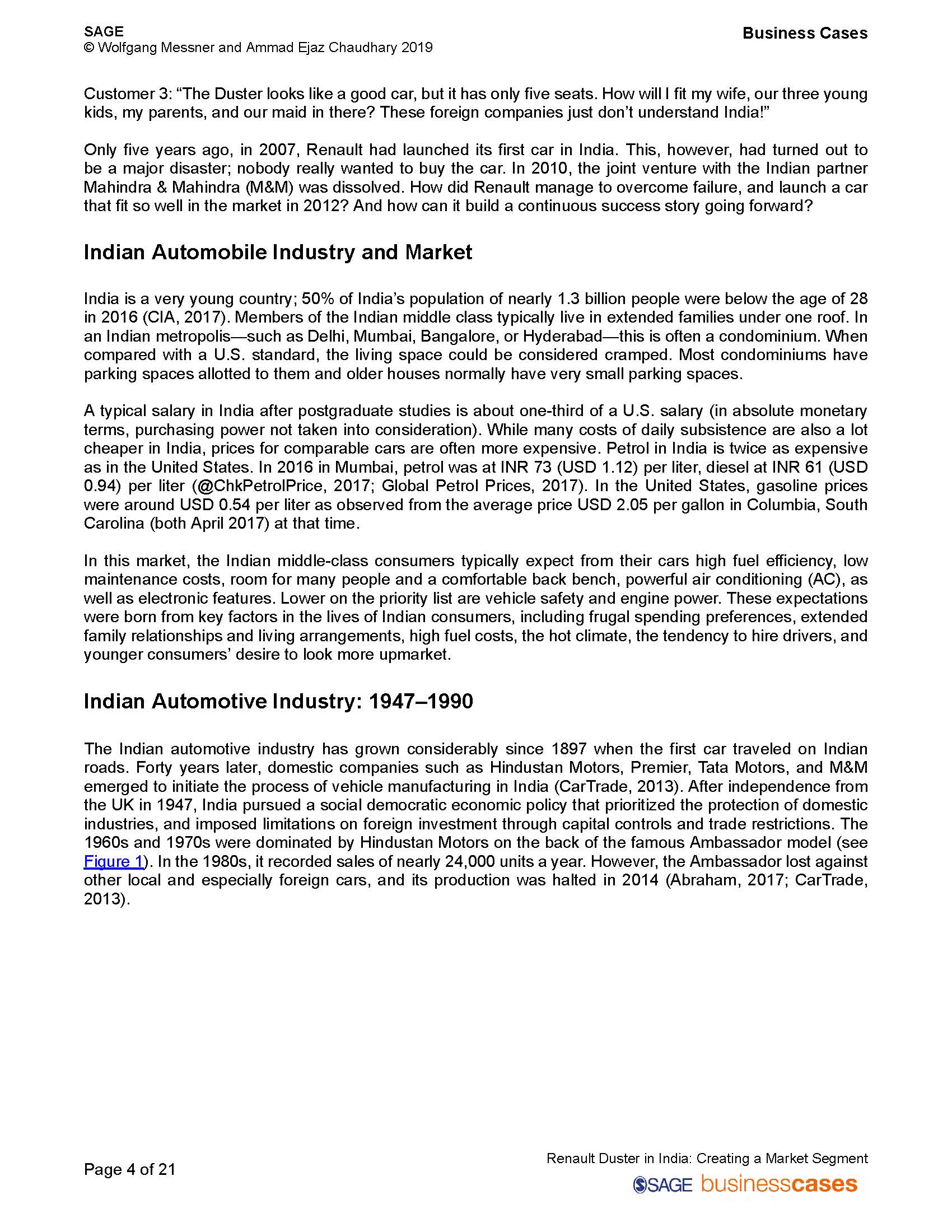 Author: Wolfgang Messner & Ammad Ejaz Chaudhary Online Pub Date: January 02,