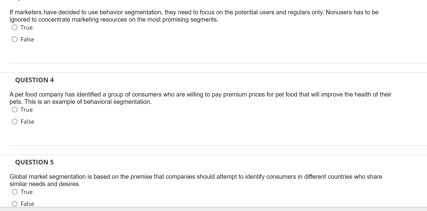 If marketers have decided to use behavior segmentation, they need to
