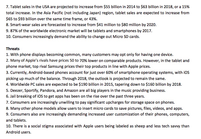 (CPM) of Apple company (explain all the steps to follow to develop