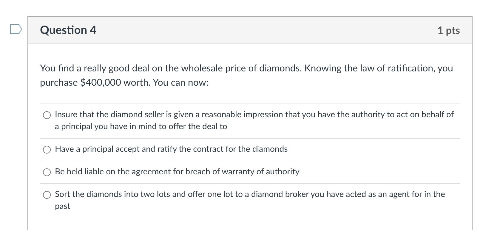 of an agreement entered into 0 Where an agent has breached their