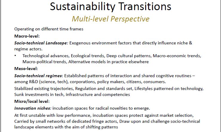 change over time: energy (electricity and heat), mobility, buildings, water provision, agri-food