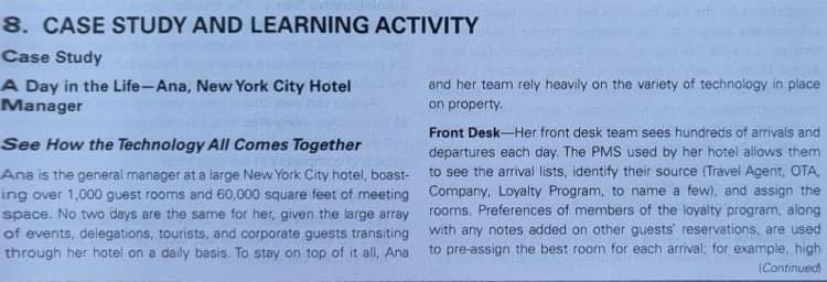 8. CASE STUDY AND LEARNING ACTIVITY Case Study A Day in