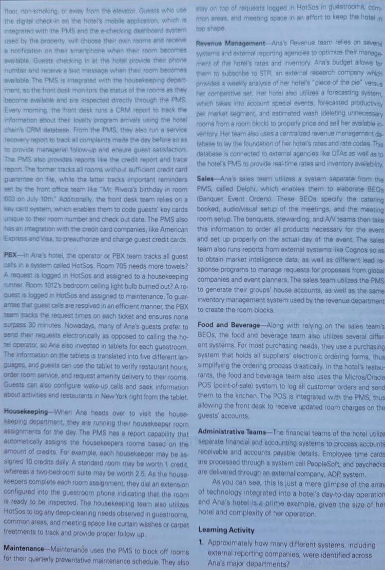 the Life-Ana, New York City Hotel and her team'rely heavily on the