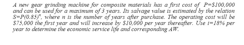  A new gear grinding machine for composite materials has a first