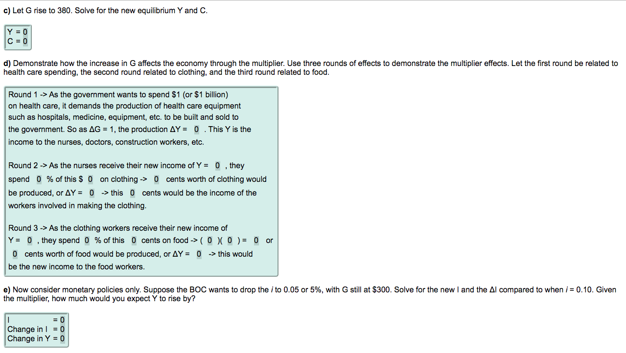 A. Goods market, all values C, I, G and NX values are