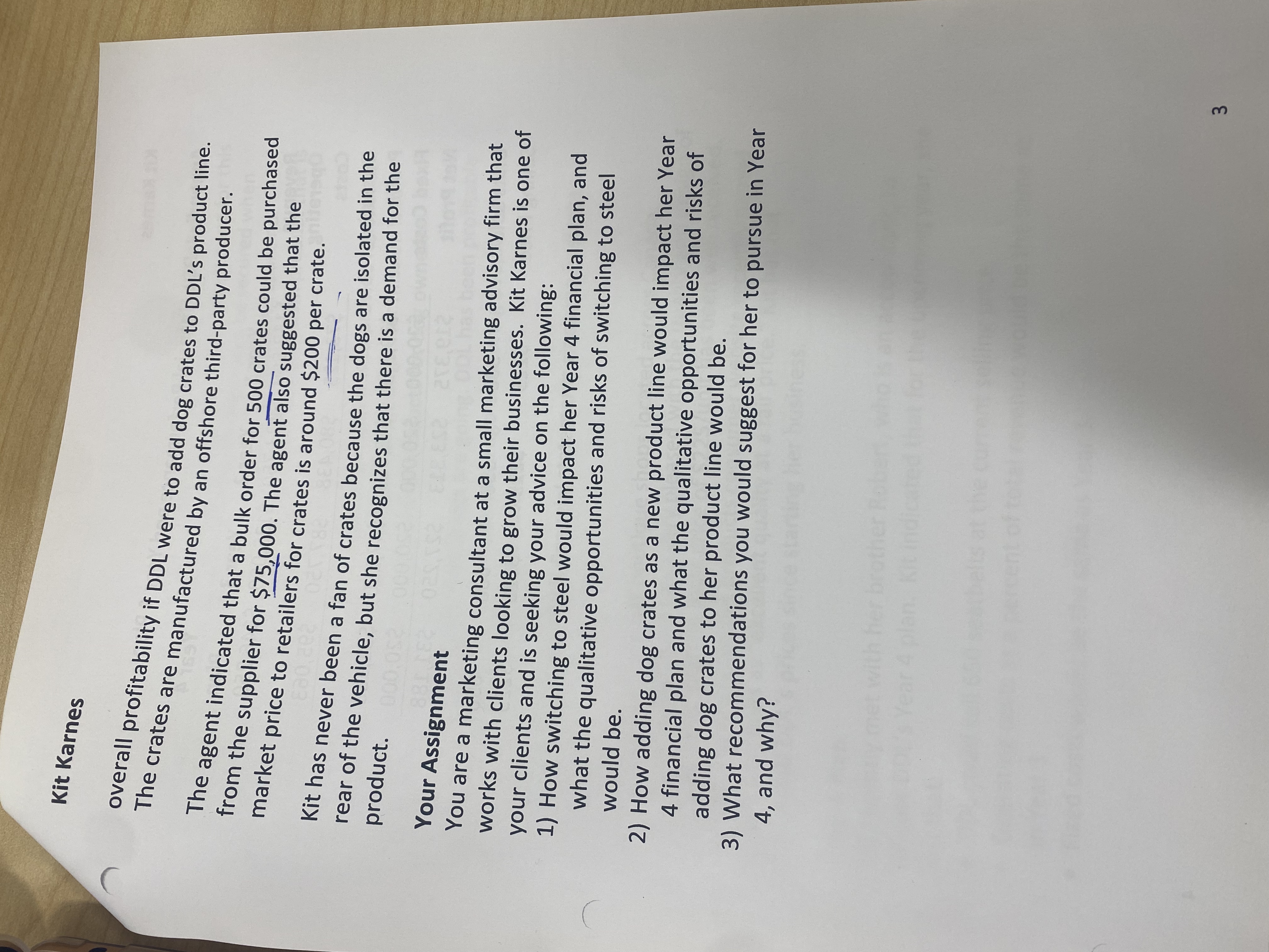 $47,250 $51,188 Fixed Costs $20,000 $20,000 $20,000 $20,000 Net Profit $19,375 $23,313