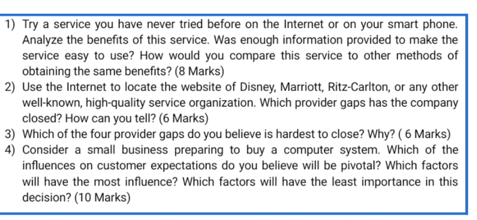 the answer should be according to the mentioned marks... 1) Try a