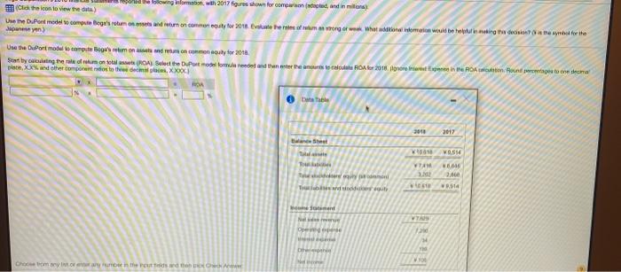  he folowing Information with 2017 figures shown for comparison plan and