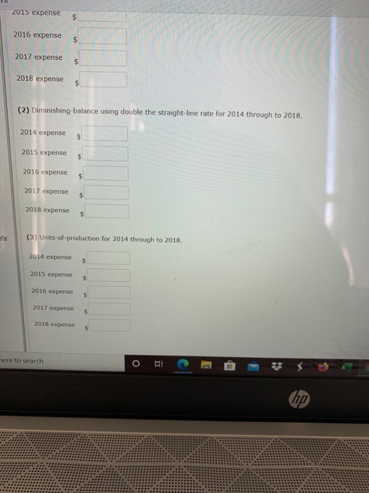 Level Submission) Cullumber Ltd. purchased a new machine on April 4, 2014,