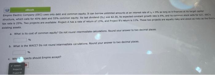 may or may not be the one with the higher IRR.) Round