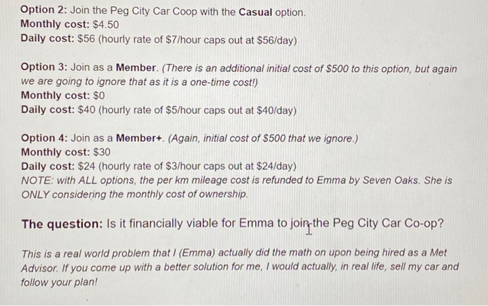 (from August 2019): Emma is a person who loves riding her bike.