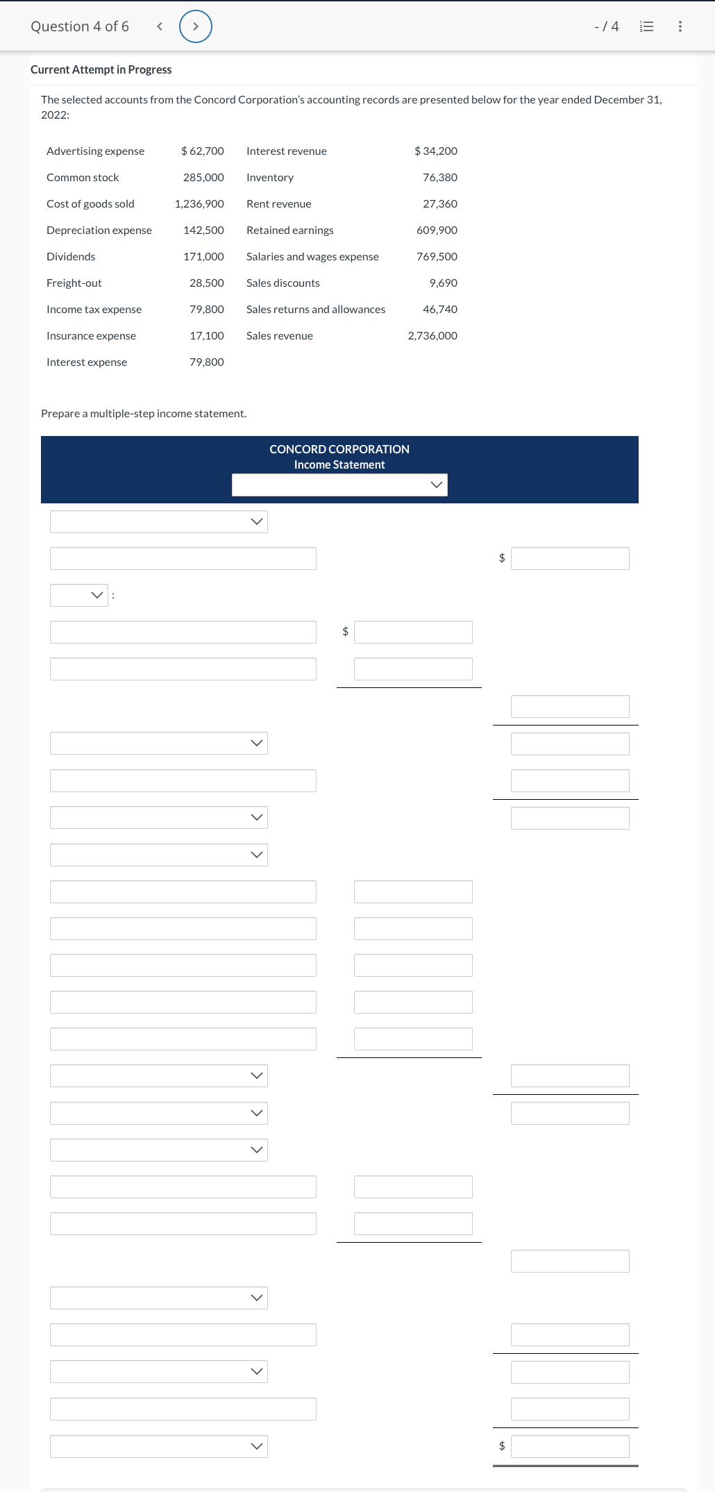 Please help me figure this out, I am stuck Current Attempt in