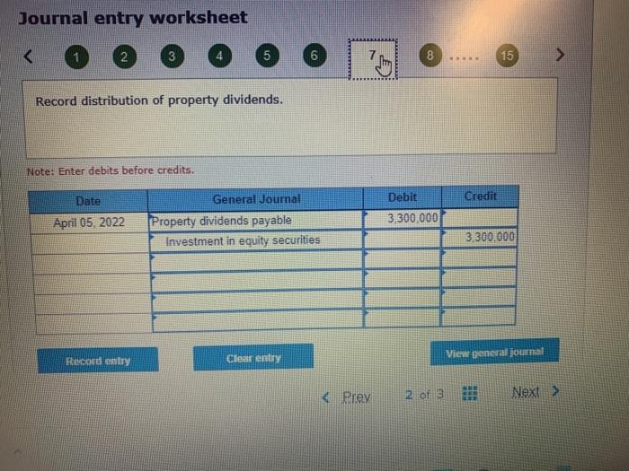 directors declared a property dividend consisting of corporate bonds of Warner Corporation