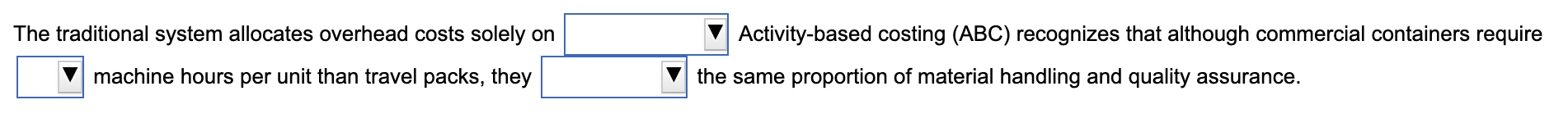 includes the following: Commercial Containers Travel Packs 2,400 containers Units produced Weight