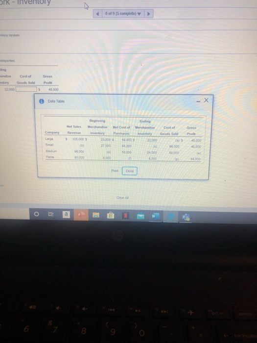 Homework - Inventory 80 Score: 0 of 1 pt E6A-27 (book/static) Consider