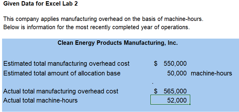  Please answer in similar format and show work Given Data for