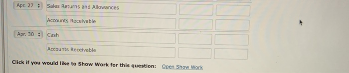 the beginning of the current season on April 1, the ledger of