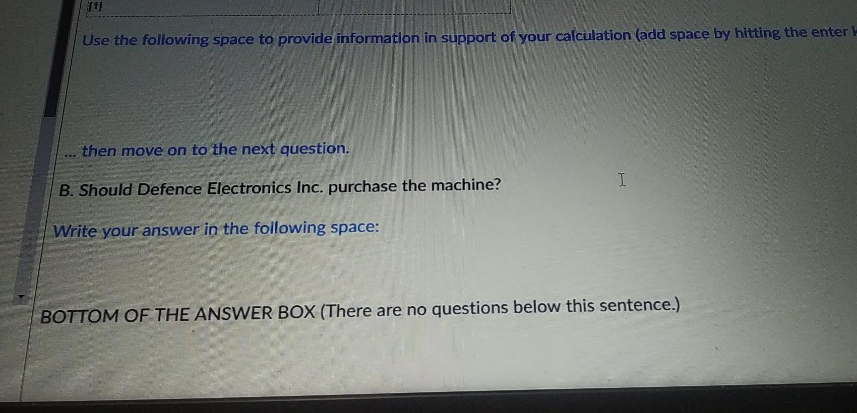 machine has a book value of $50,000 but can be sold today