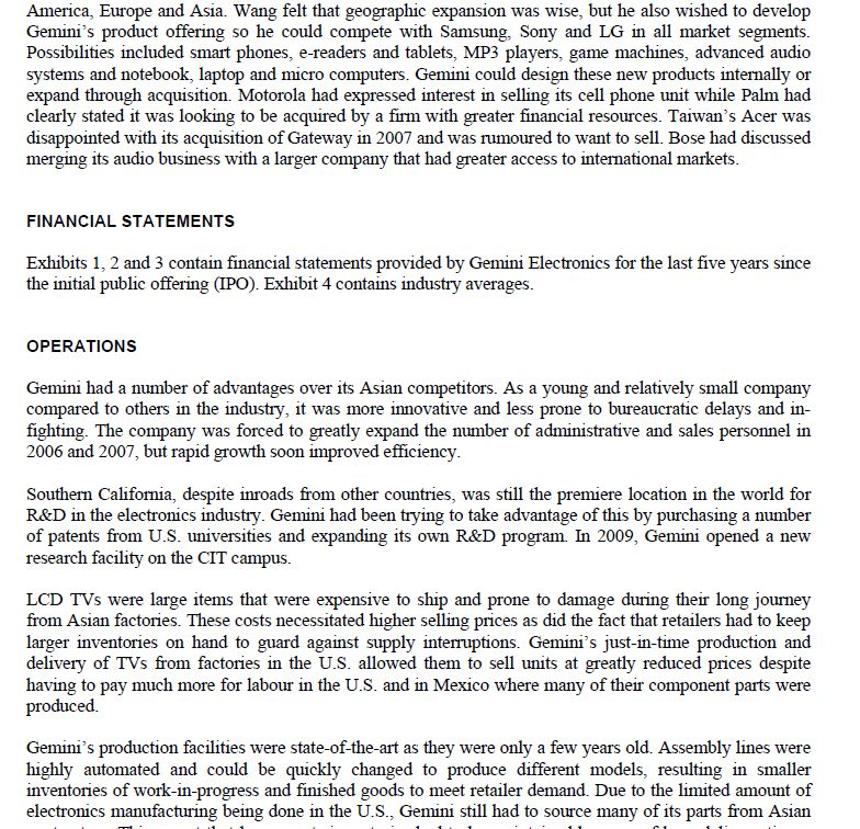 Cash Flow statement: 2009 Operations Net Income Add/Minus Depreciation Accounts Receivable Parts