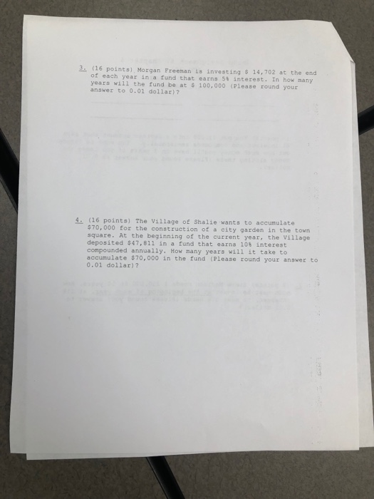step calculations I would really appreciate it! 1. (9 points) You put
