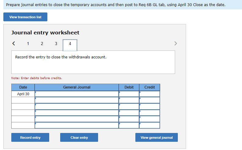 cash for minor repairs to computer equipment. April 30 The company paid