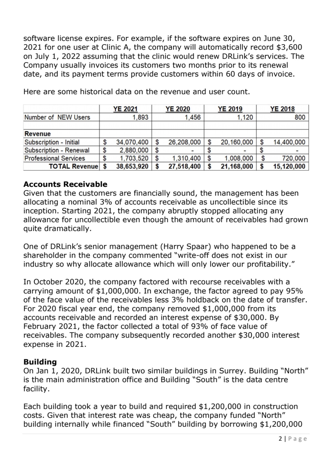 the violations, but in a buyer's propective. does not need to be