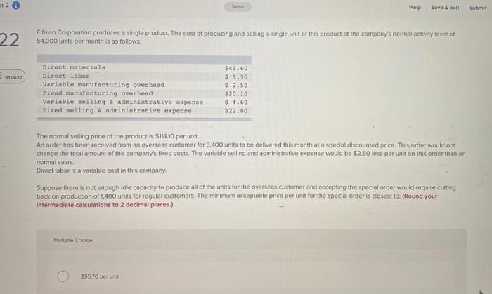 products, and VH emerge from a joint process Product of hos been