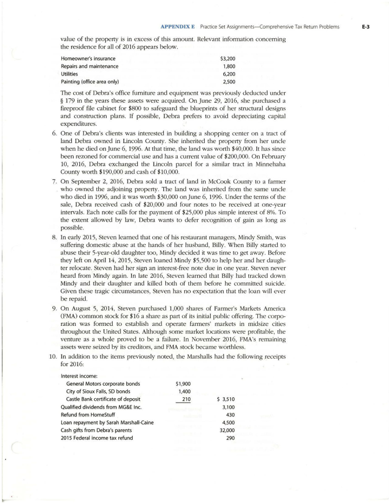 problem if not clearly stated.