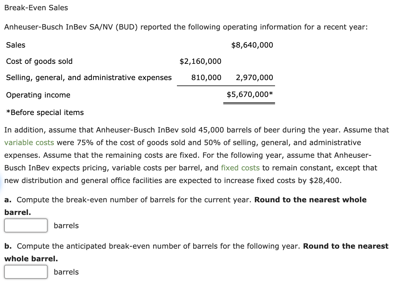 please show your work :) I can't figure out how to get