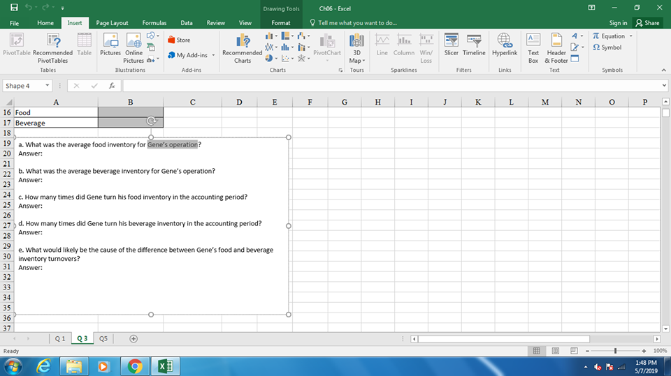  Ch06-Excel Drawing Tools Page Layout Formulas Data ReviewView FormatTell me what