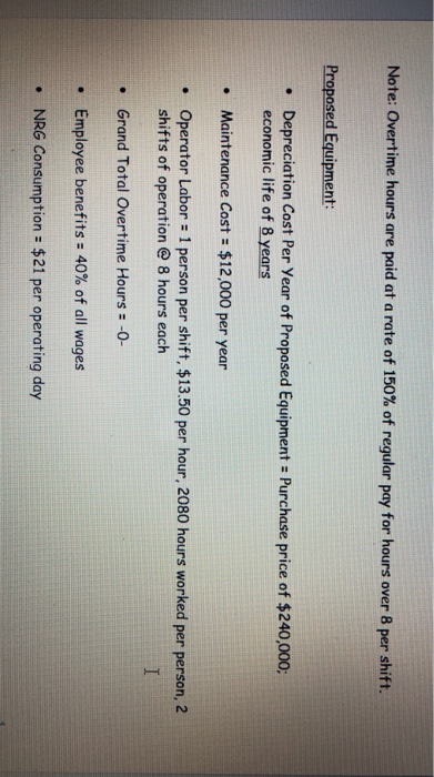 of equipment for our production line. Your mission is to determine whether.