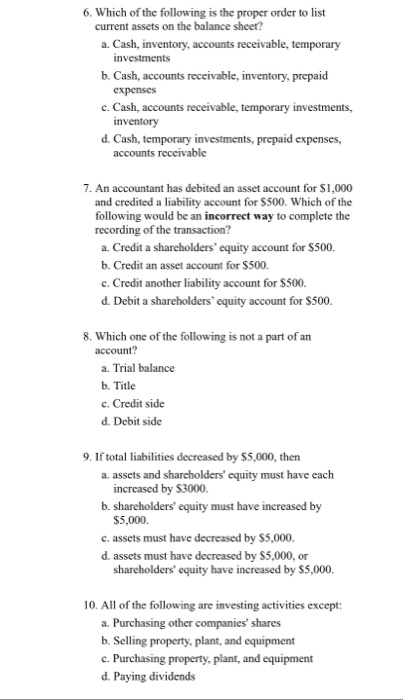 question or statement 1. Which of the following is not a monetary