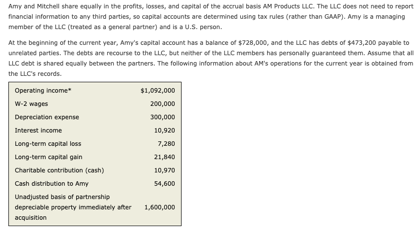 Please help thank you! Based on the information provided, what other calculations