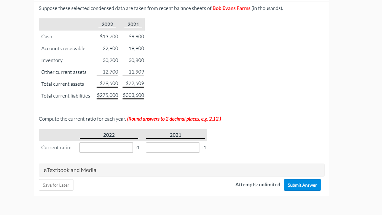 Carla Vista Co., perform horizontal analysis. (If amount and percentage are a