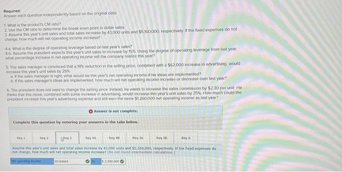 Use the CM ratio to dotermine the break-even point in dolar soles