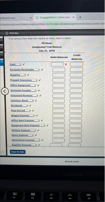  If an amount box does not require an entry, lesve it