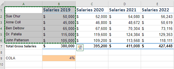 & 8 & & c & D & E \\ \hline &