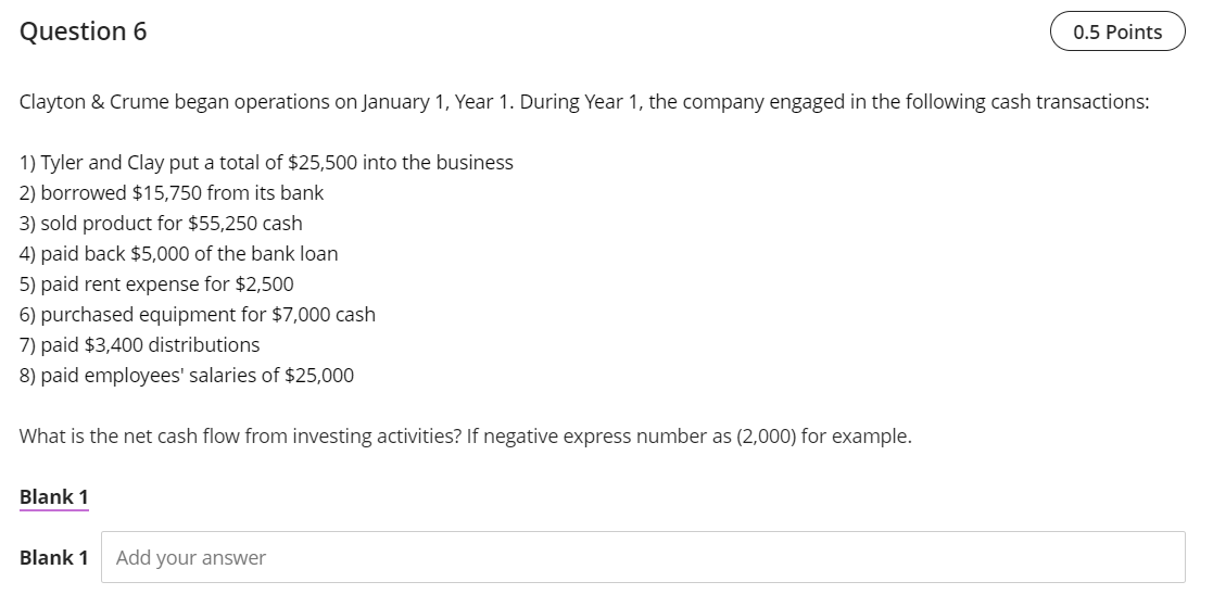 1, Year 1. During Year 1, the company engaged in the following