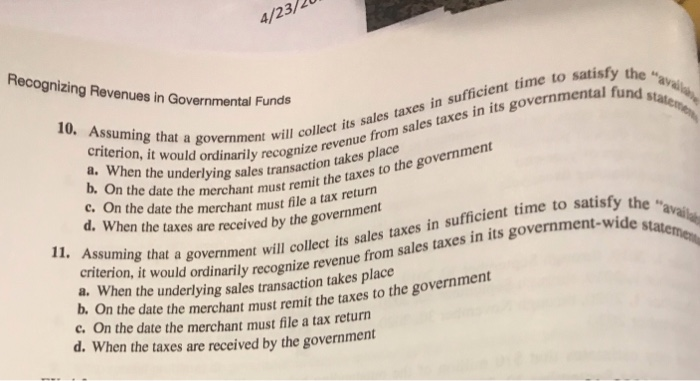 has been collected b. Unless they will be collected within 60 days